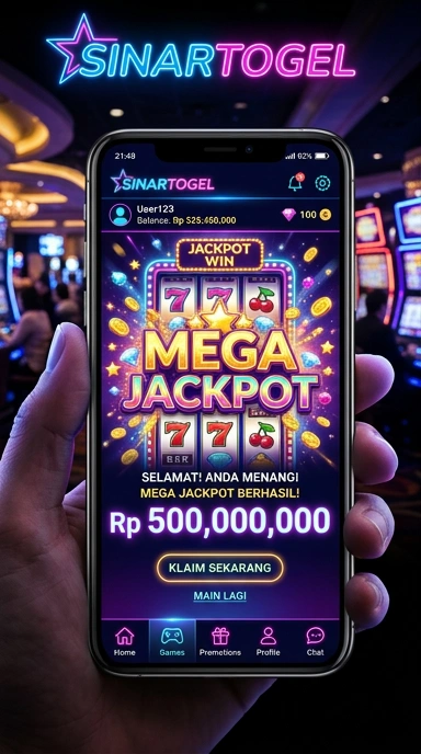 Layar utama sinartogel — antarmuka bersih setelah instalasi